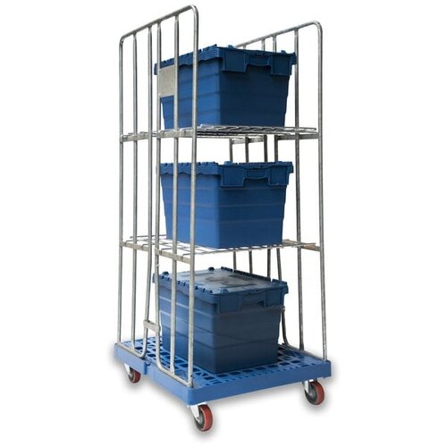 Plastikowy pojemnik z pokrywą 600x400x320 mm