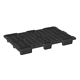 Paleta plastikowa z rantem 1200x800x125 mm - gniazdowa, 900 kg