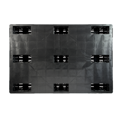 Paleta plastikowa z rantami 1200x1000x153 mm - gniazdowa