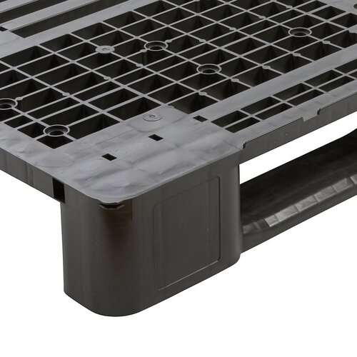 Paleta plastikowa z rantem 1200x1000x145 mm do ciężkich ładunków