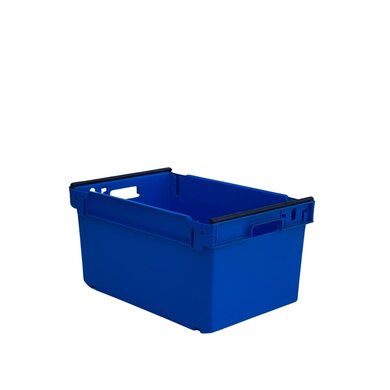 Pojemnik z pałąkami do sztaplowania 600x400x300mm - gniazdowy