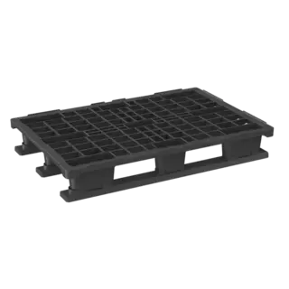 Paleta plastikowa 1200x800x187 mm - ażurowy blat, 3 płozy