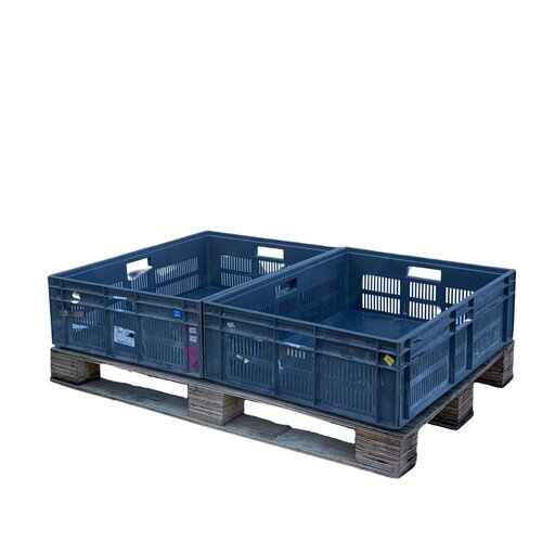 Plastikowy pojemnik 800x600x220 mm - używany