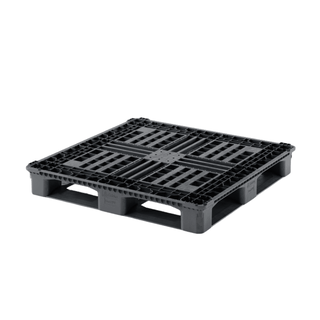 Plastikowa paleta chemiczna CP9 1140x1140x150 mm - ażurowa, HDPE, 1400 kg