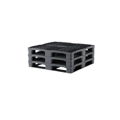 Plastikowa paleta chemiczna CP9 1140x1140x150 mm - ażurowa, HDPE, 1400 kg