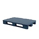 Paleta plastikowa higieniczna 1200x800x155 mm z pełnym blatem - używana