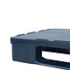 Paleta plastikowa higieniczna 1200x800x155 mm z pełnym blatem - używana