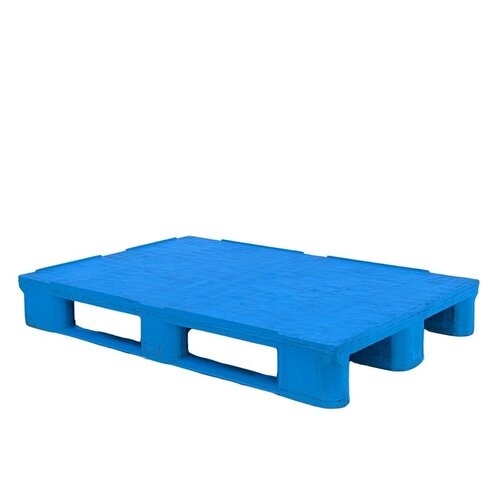 Paleta plastikowa 1200x800x160 mm z pełnym blatem - używana