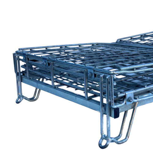 Składany pojemnik metalowy 1150x650x790 mm – używany