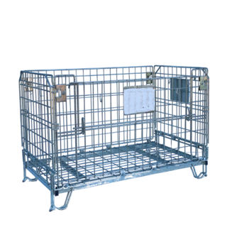 Składany pojemnik metalowy 1150x650x790 mm – używany