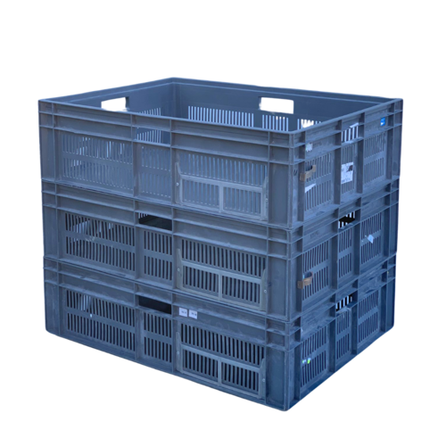 Plastikowy pojemnik 800x600x220 mm - używany