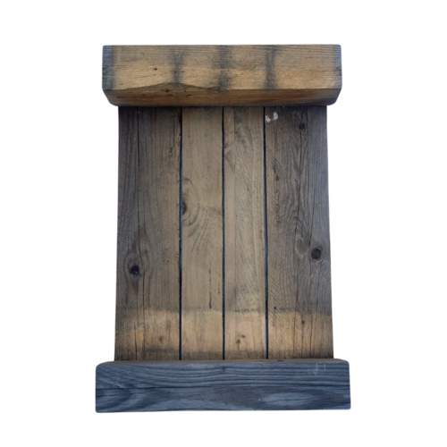 Paleta drewniana z pełnym blatem 600x400x100 mm - używana