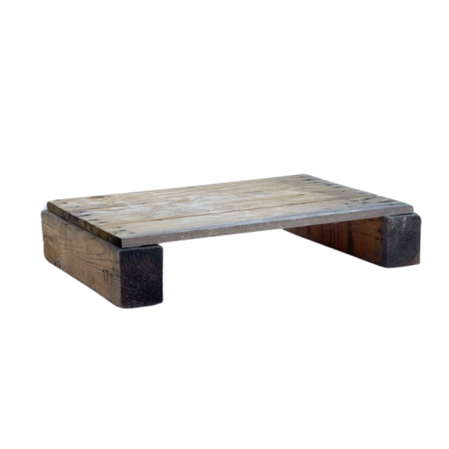 Paleta drewniana z pełnym blatem 600x400x100 mm - używana