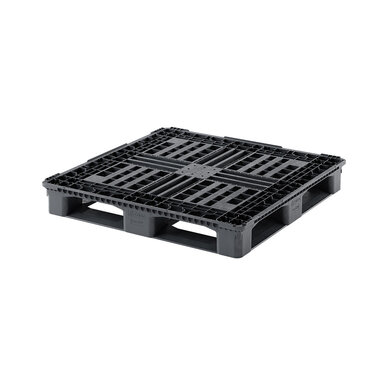 Plastikowa paleta chemiczna CP9 1140x1140x150 mm - ażurowa, HDPE, 1400 kg