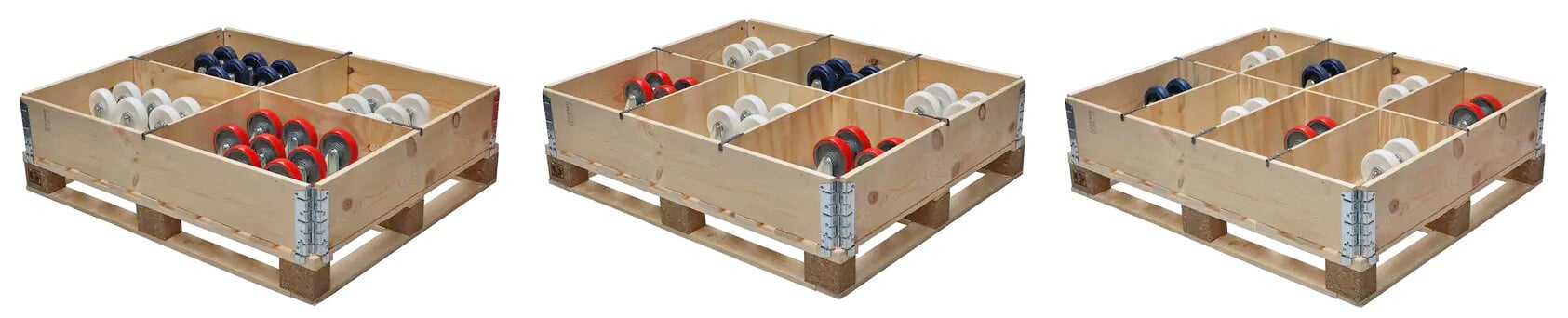 Drewniane przegrody do nadstawek paletowych