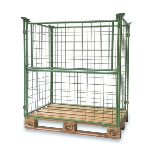 Metalowa nadstawka paletowa 1200x800x1600 mm, składana