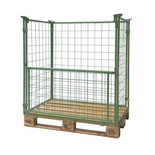 Metalowa nadstawka paletowa 1200x800x1600 mm, składana