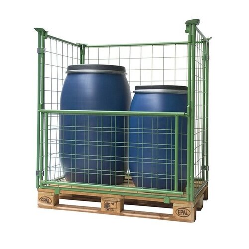 Metalowa nadstawka paletowa 1200x800x1600 mm, składana