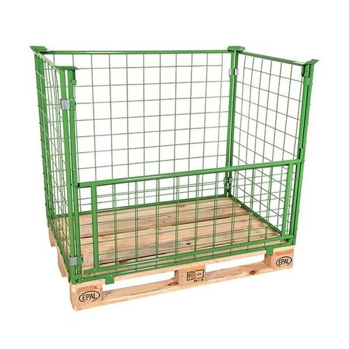 Metalowa nadstawka paletowa 1200x800x1600 mm, składana