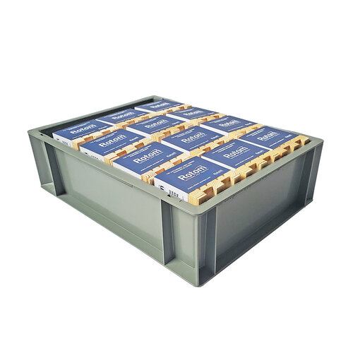 Plastikowy pojemnik Euro 400x300x120 mm - pojemność 10 litrów