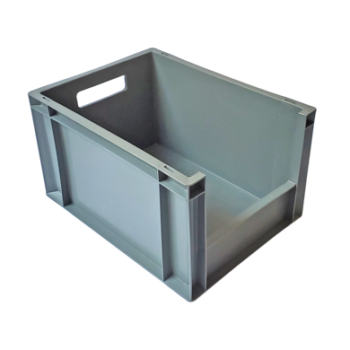 Pojemnik Euro z otworem na uchwyt 400x300x235 mm - 20 litrów