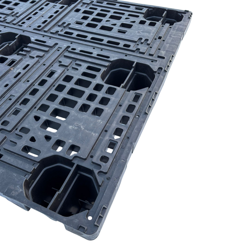 Paleta plastikowa gniazdowa 1200x1000x160 mm - ażurowa, używana