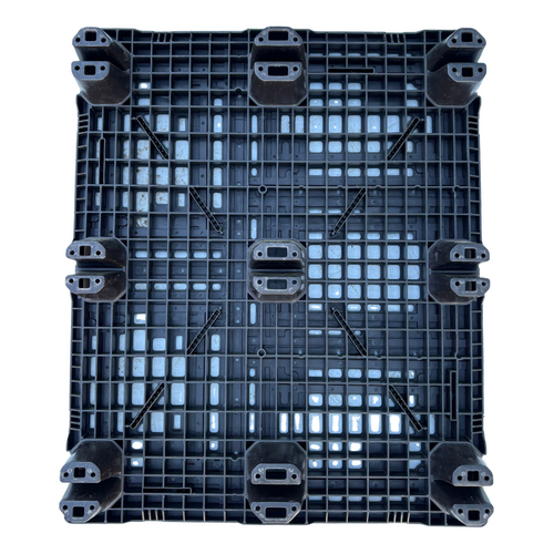 Paleta plastikowa gniazdowa 1200x1000x160 mm - ażurowa, używana