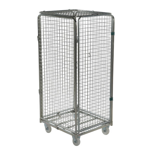 Rollkontener siatkowy transportowy 805x720x1760 mm - 500 kg udźwig