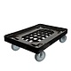 Wózek dolly 600x400x180 mm do pojemników Euro | udźwig 160 kg