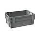 Plastikowy pojemnik gniazdowy 600x400x250 mm, do sztaplowania