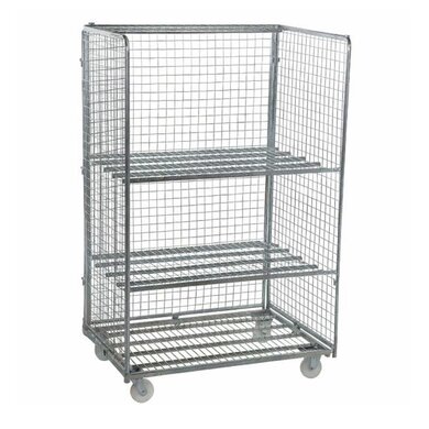 Wózek siatkowy 3-ścienny 1200x800x1860 mm - do kompletacji i transportu