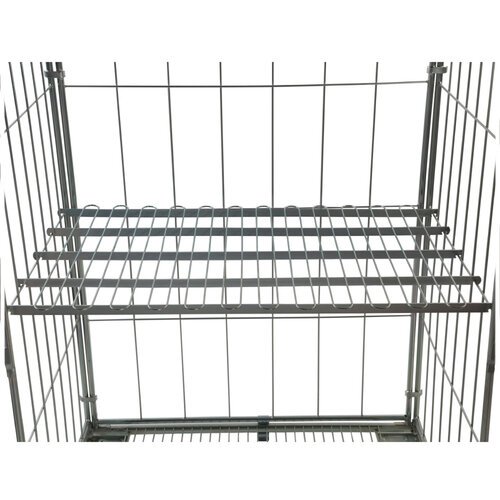 Metalowa półka 1200x800 mm do rollkontenera - udźwig 100 kg