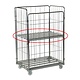 Metalowa półka 1200x800 mm do rollkontenera - udźwig 100 kg