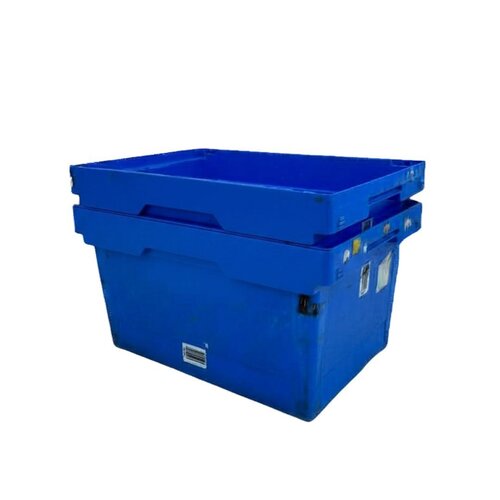 Plastikowy pojemnik magazynowy 600x400x325 mm - używany, gniazdowy