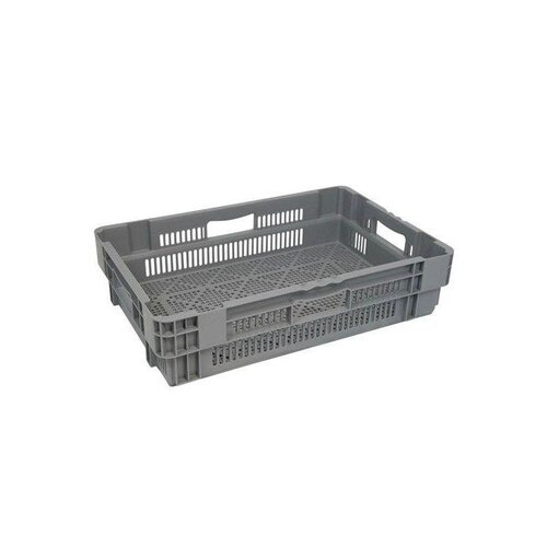 Plastikowa skrzynka ażurowa 600x400x144 mm - możliwość sztaplowania