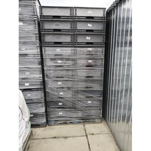 Pojemnik plastikowy Euro 800x600x230 mm - używany