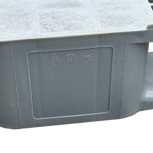 Paleta plastikowa używana 1200x1000x145 mm - HDPE, 1550 kg