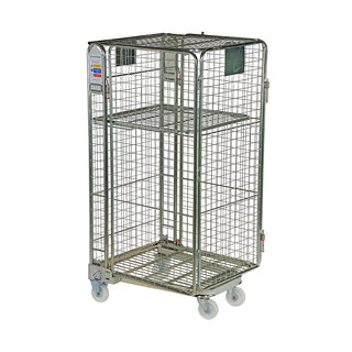 Rollkontener zamykany typu Security 850x735x1690 mm - gniazdowy