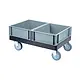 Plastikowy pojemnik Euro 400x300x120 mm - pojemność 10 litrów