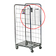 Metalowa półka do rollkontenera 800x664x30 mm