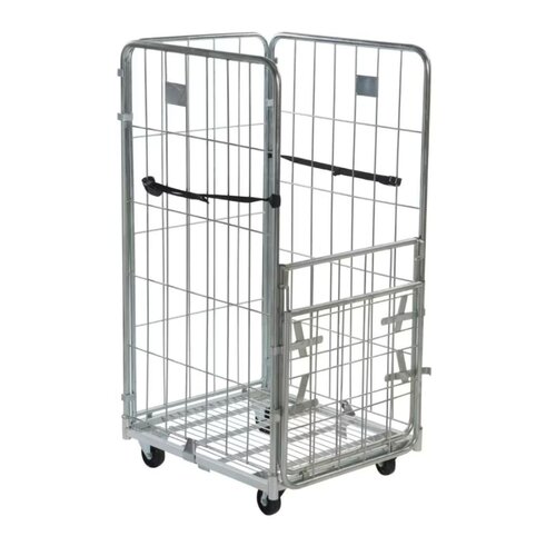 Wózek siatkowy pralniczy z uchylną bramą 800x715x1840 mm