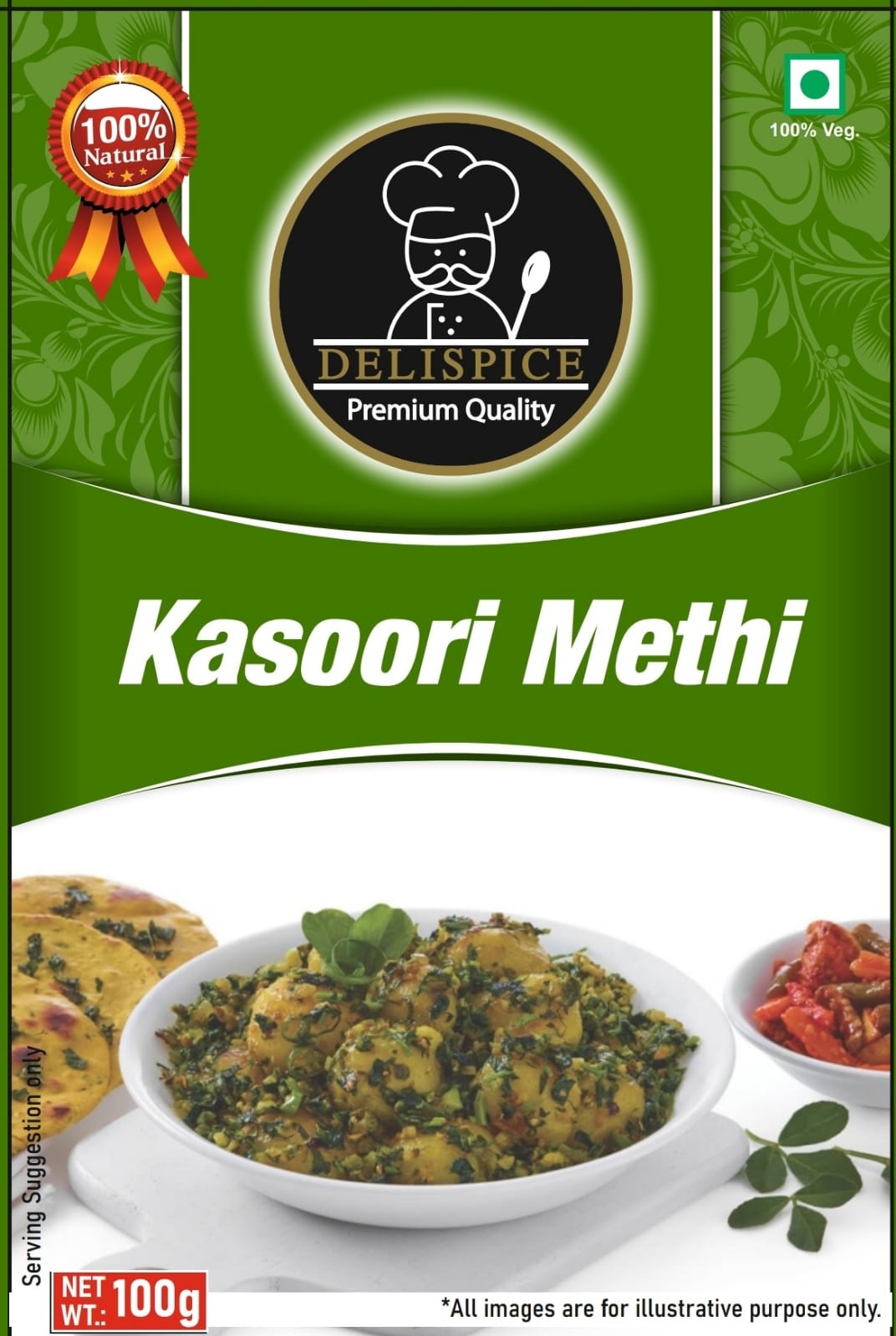 Kasoori Methi 100gm DeliSpice