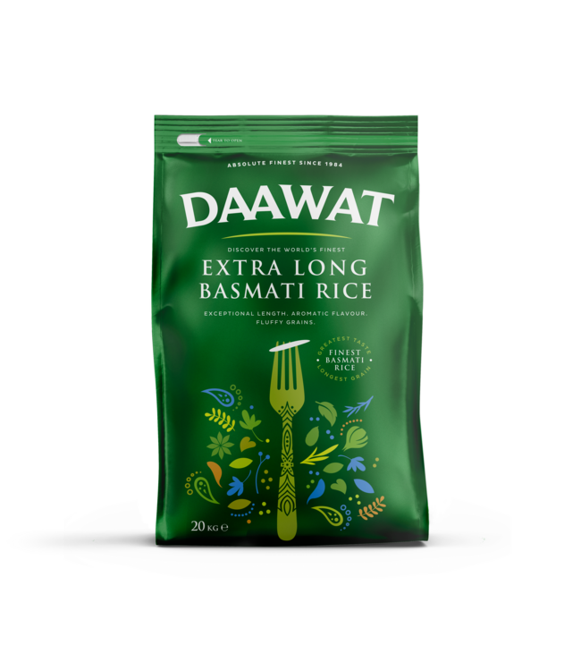 DAAWAT Extra Long Basmati Rice 20kg