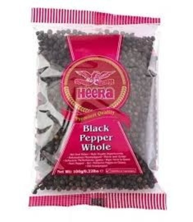 HEERA  BLACK PEPPER WHOLE 100gm