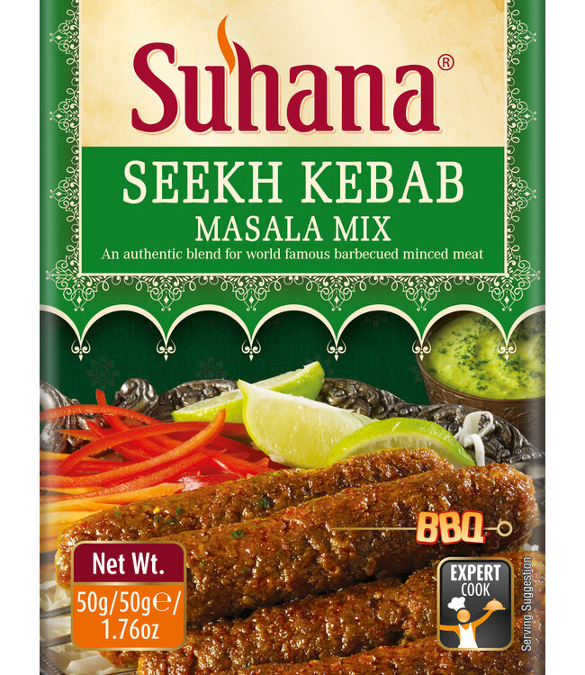 Suhana  Seekh Kebab Masala Mix 50gm