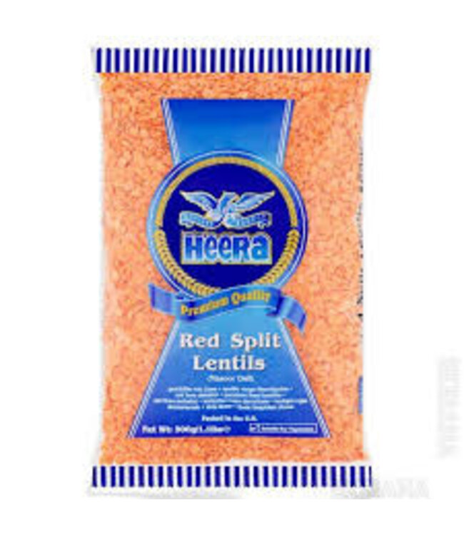 HEERA  RED SPLIT LENTILS 500G
