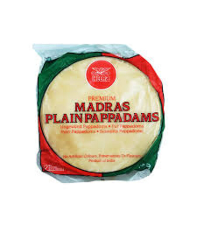 HEERA  MADRAS PLAIN PAPAD (105) 200g