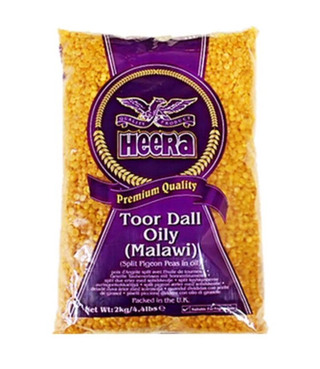 HEERA  TOOR DAL OILY MALAWI 2KG