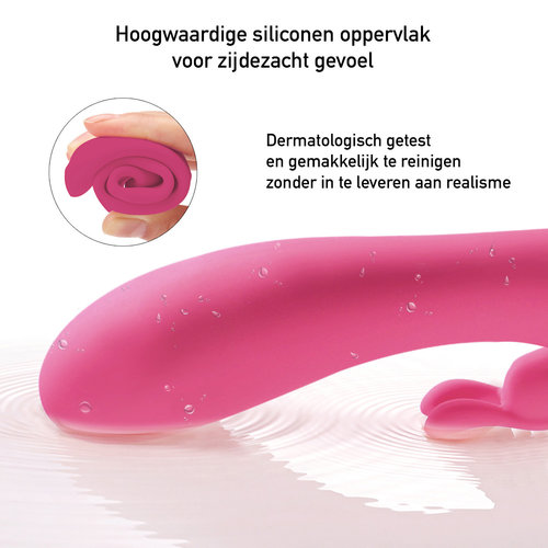 Easylove Verwarmde Bunny Gspot Vibrator