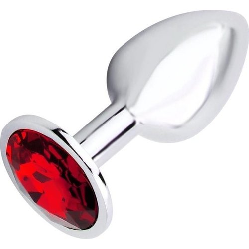 Easylove Luxe Metalen Buttplug met Kristal Stop